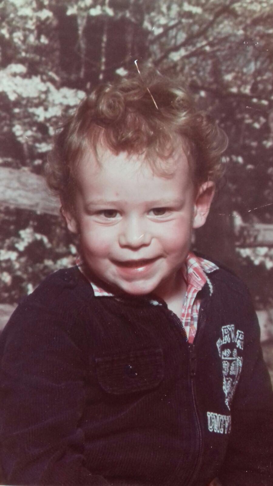 Kinderfoto van Marcel